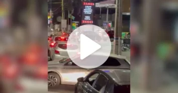 Filas em postos de combustíveis em Florianópolis devido à greve dos caminhoneiros